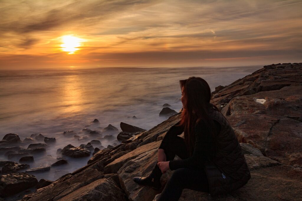 sunset, aveiro, costa nova